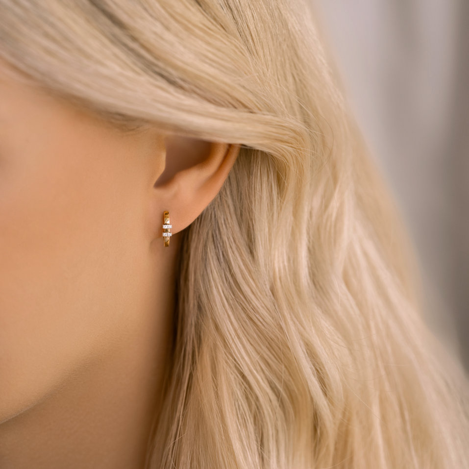 Diamond earrings Beautiful Blaze