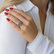 Ring with black and white diamonds Rufuel3