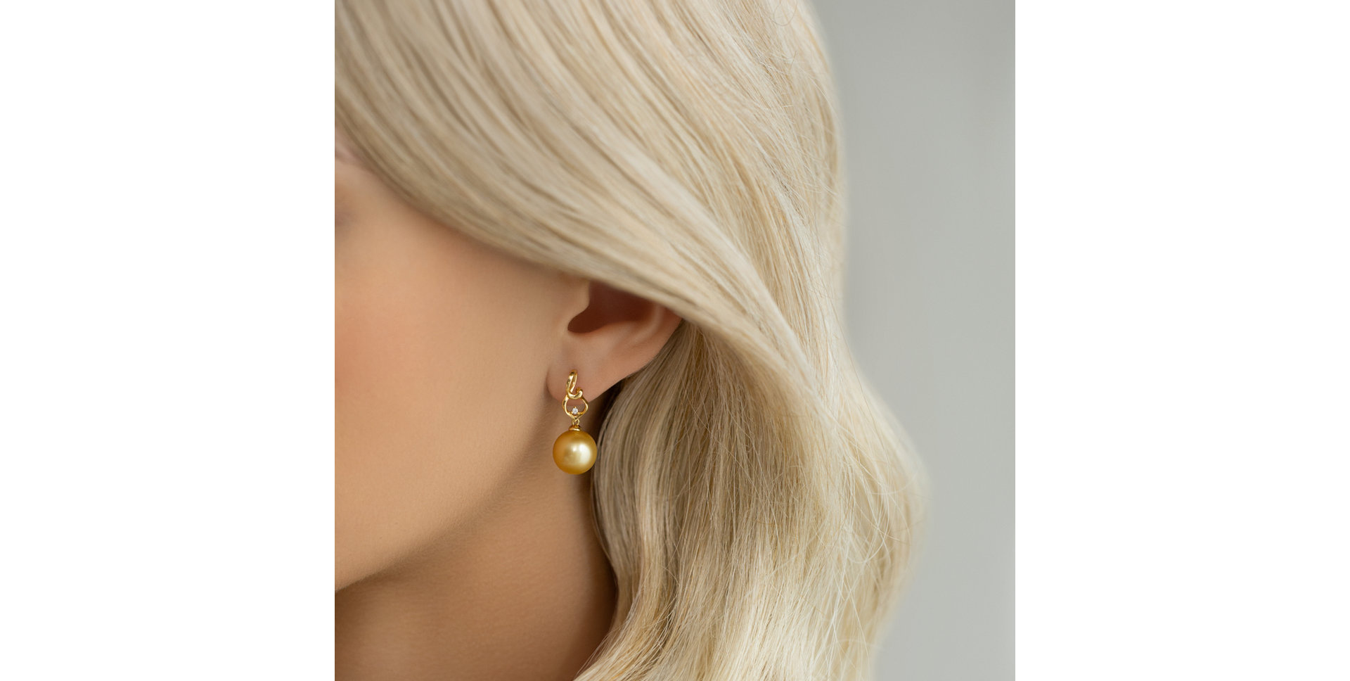 Earrings with Pearl diamonds Sea Guardian