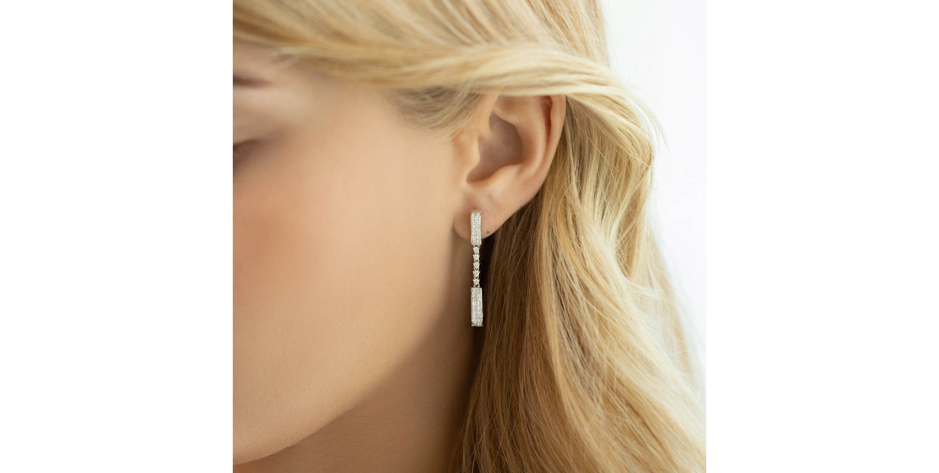 Diamond earrings Formidable Blanco
