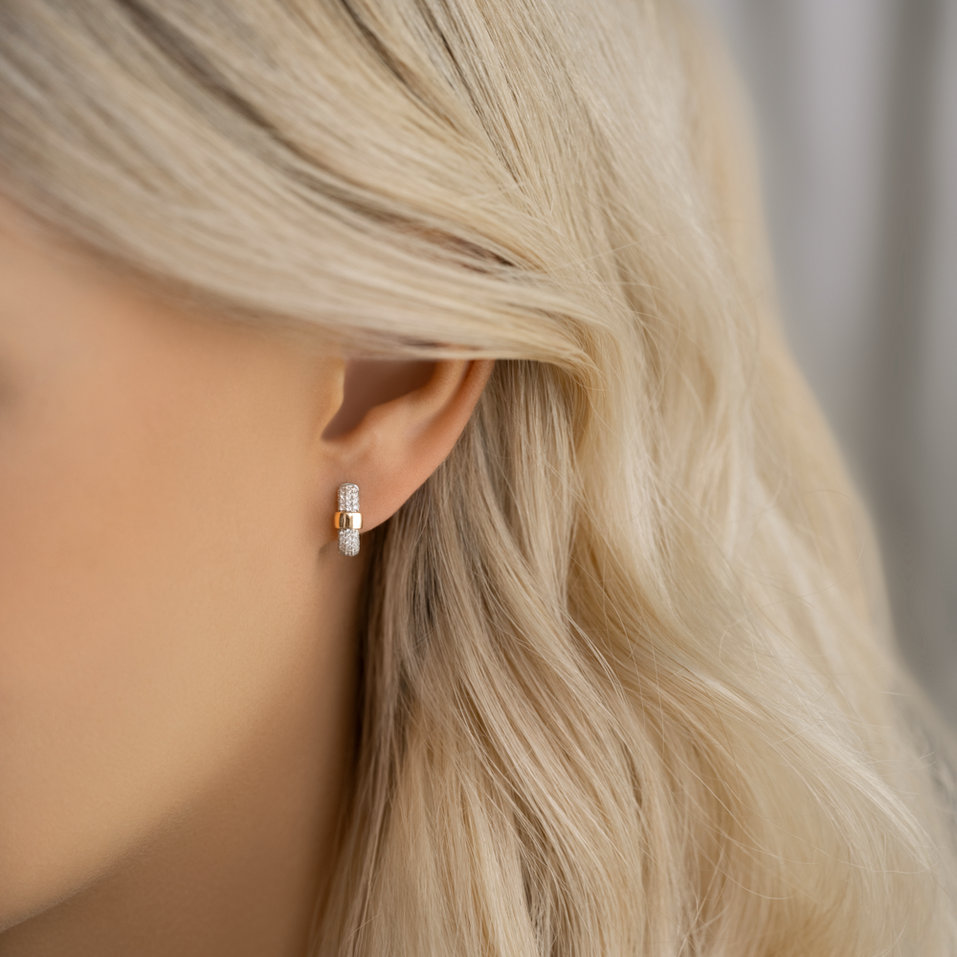 Diamond earrings Chrétien