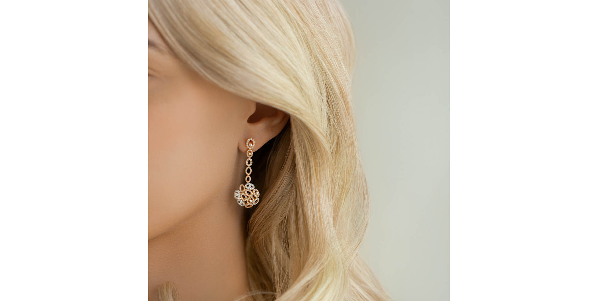 Diamond earrings Avalanche