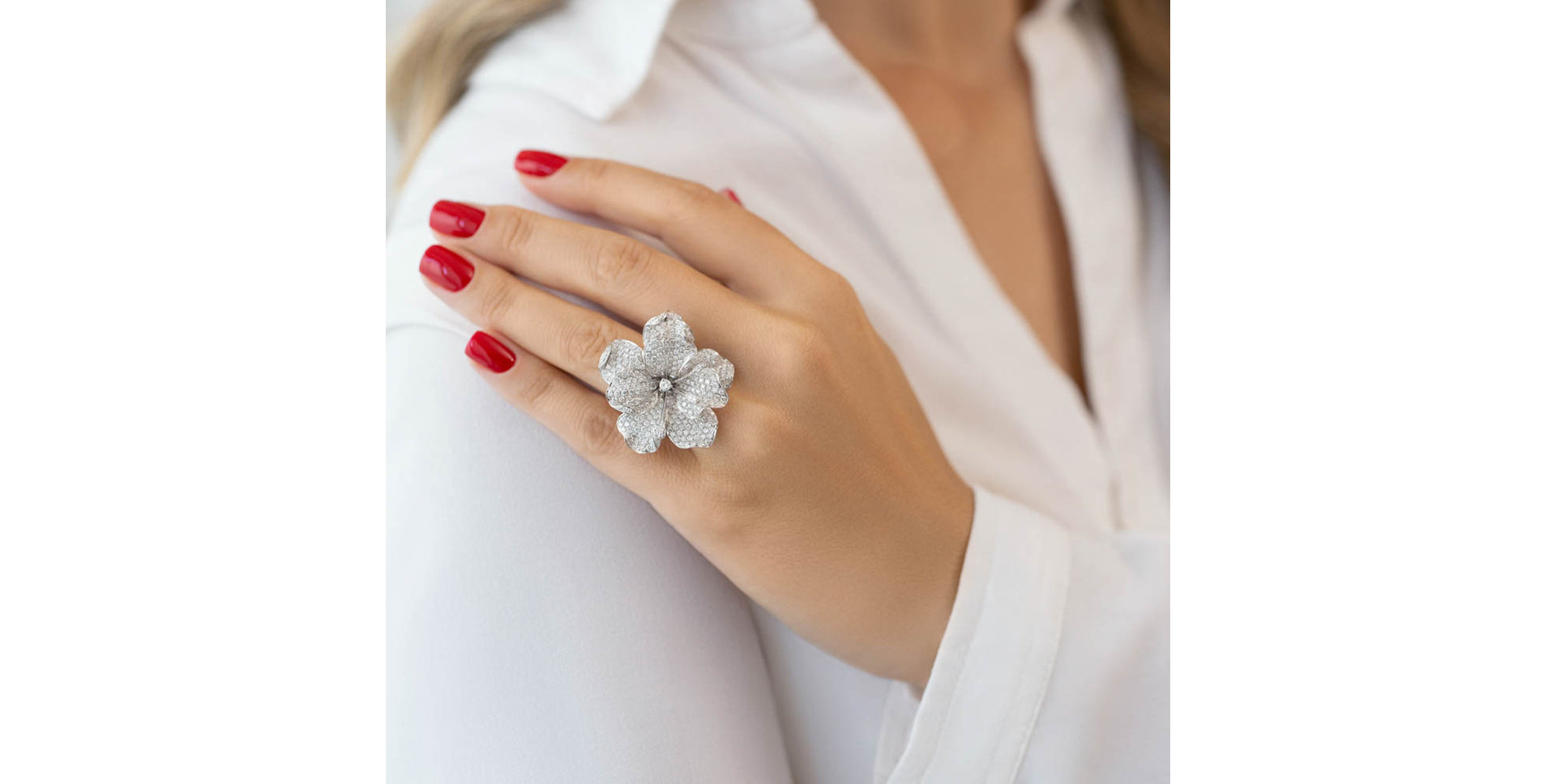 Diamond ring Ice Magnolia