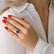 Diamond rings with Amethyst Poisson3