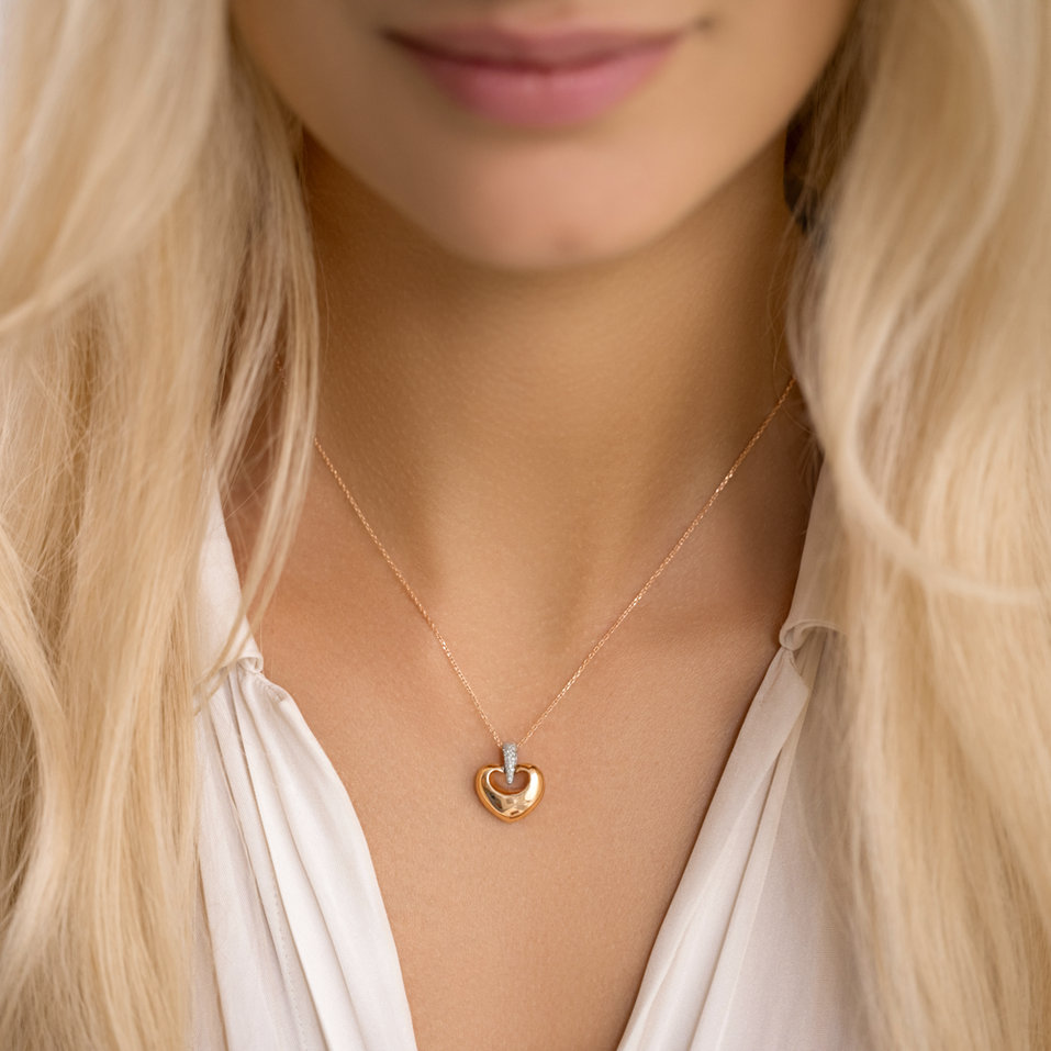 Diamond pendant Dazzling Romance
