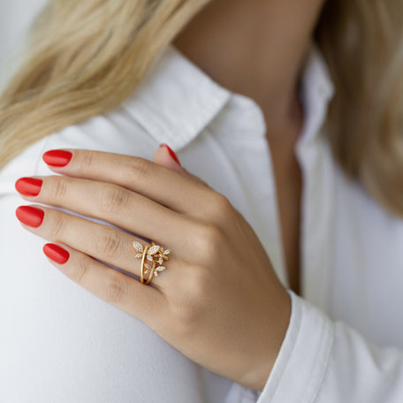 Diamond ring Wings of Glory