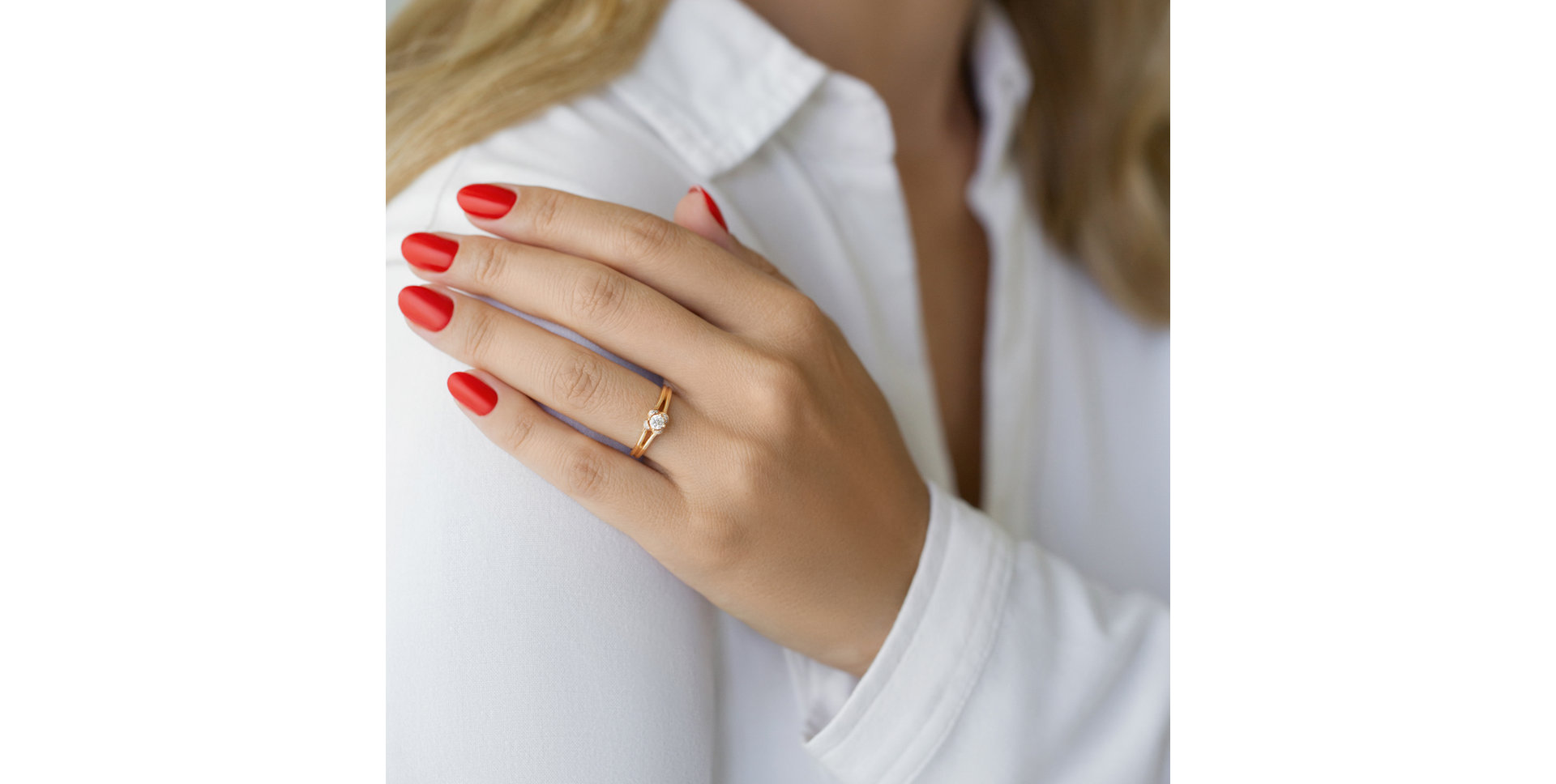 Diamond ring Graceful Amour