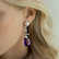 Diamond earrings with Amethyst and Pearl Nealaris4