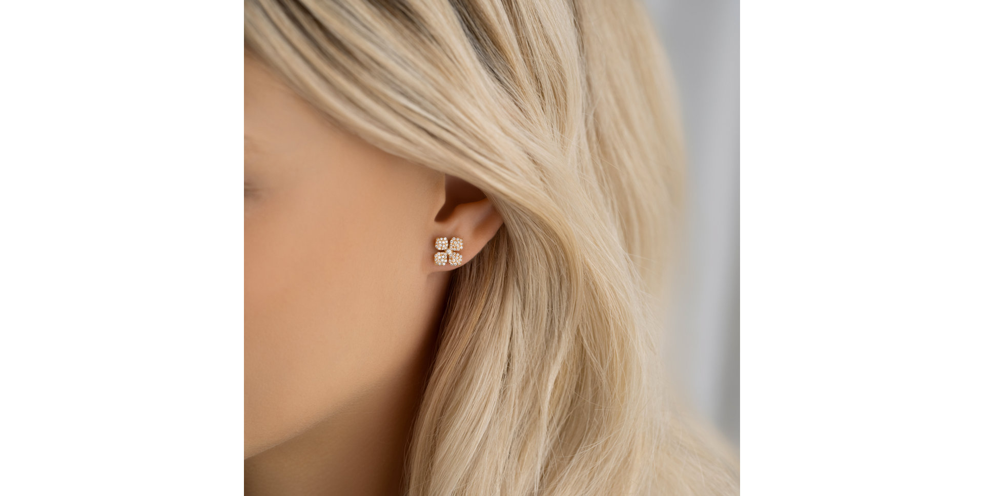 Diamond earrings Cinderella Garden