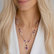 Necklace with Amethyst and Topaz Rainbow Icon3