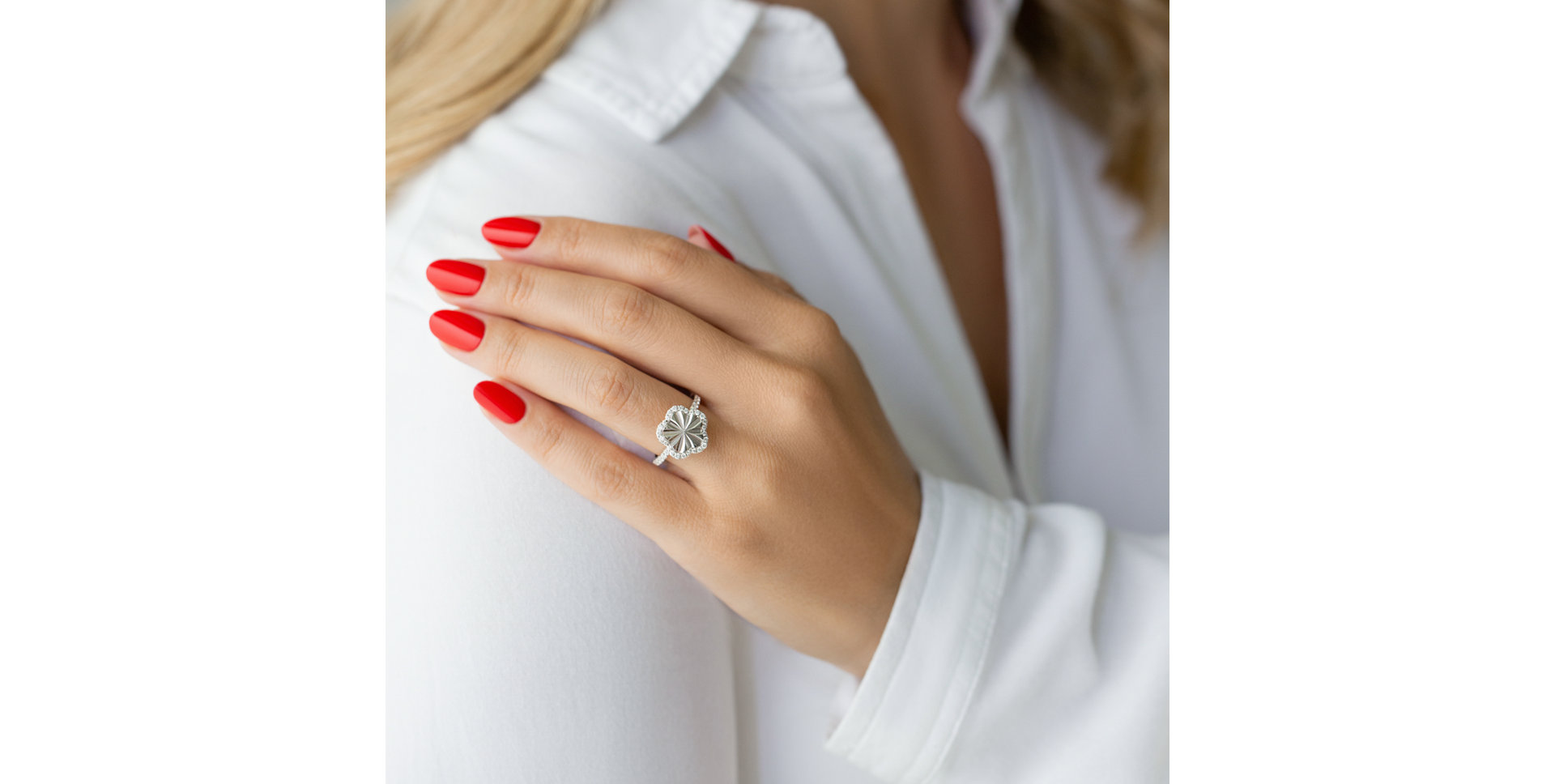 Diamond ring Flower Geometry