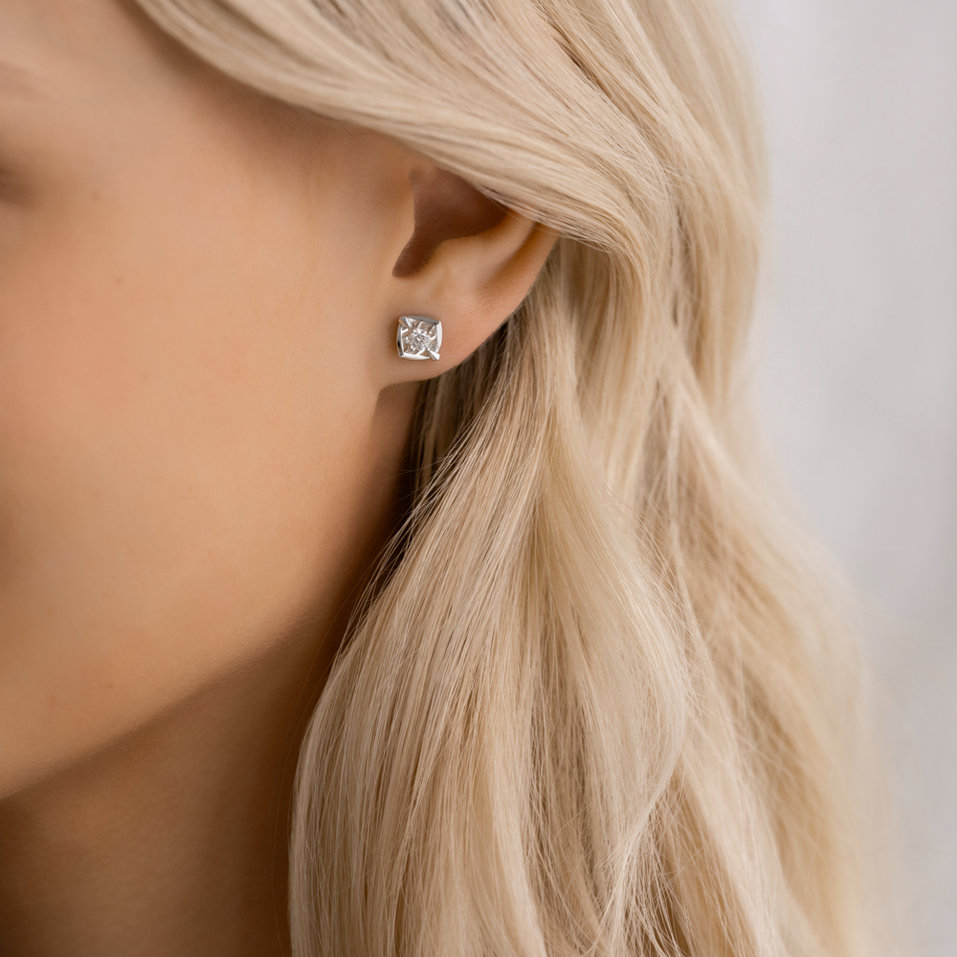 Diamond earrings Estella