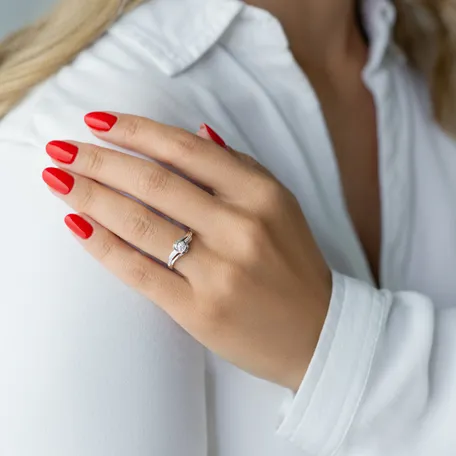 Diamond ring Wave of Luxury