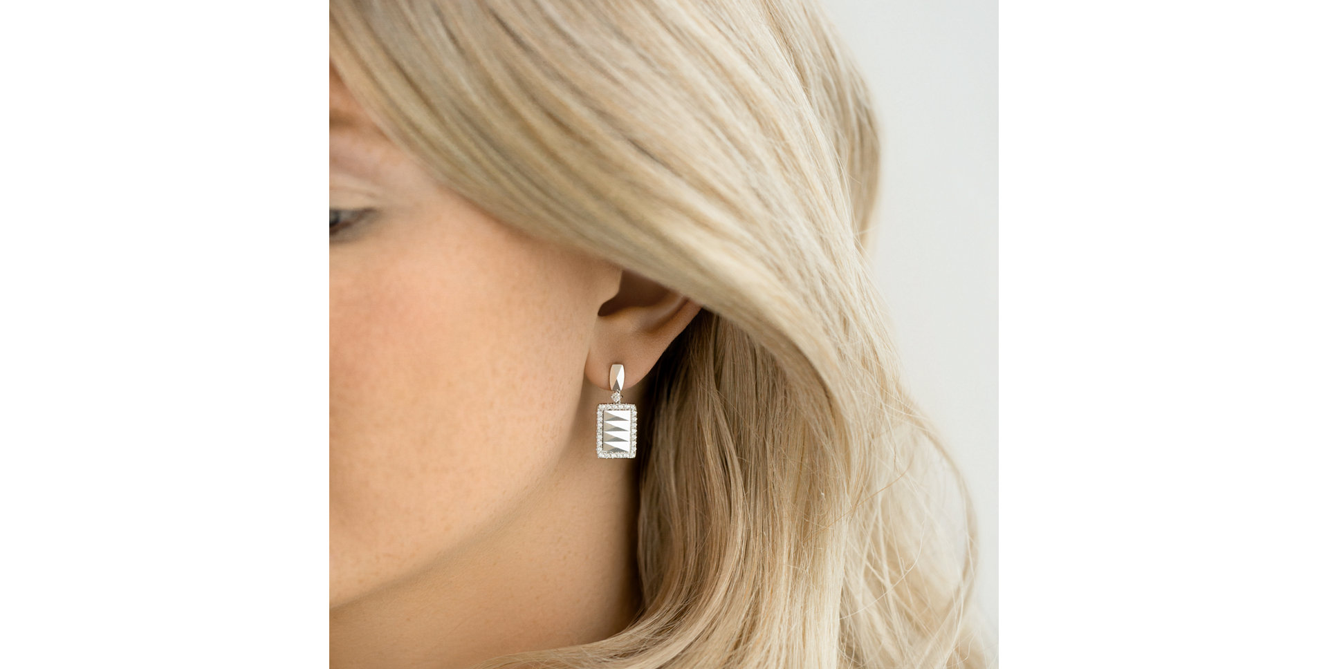 Diamond earrings Geometry Secret