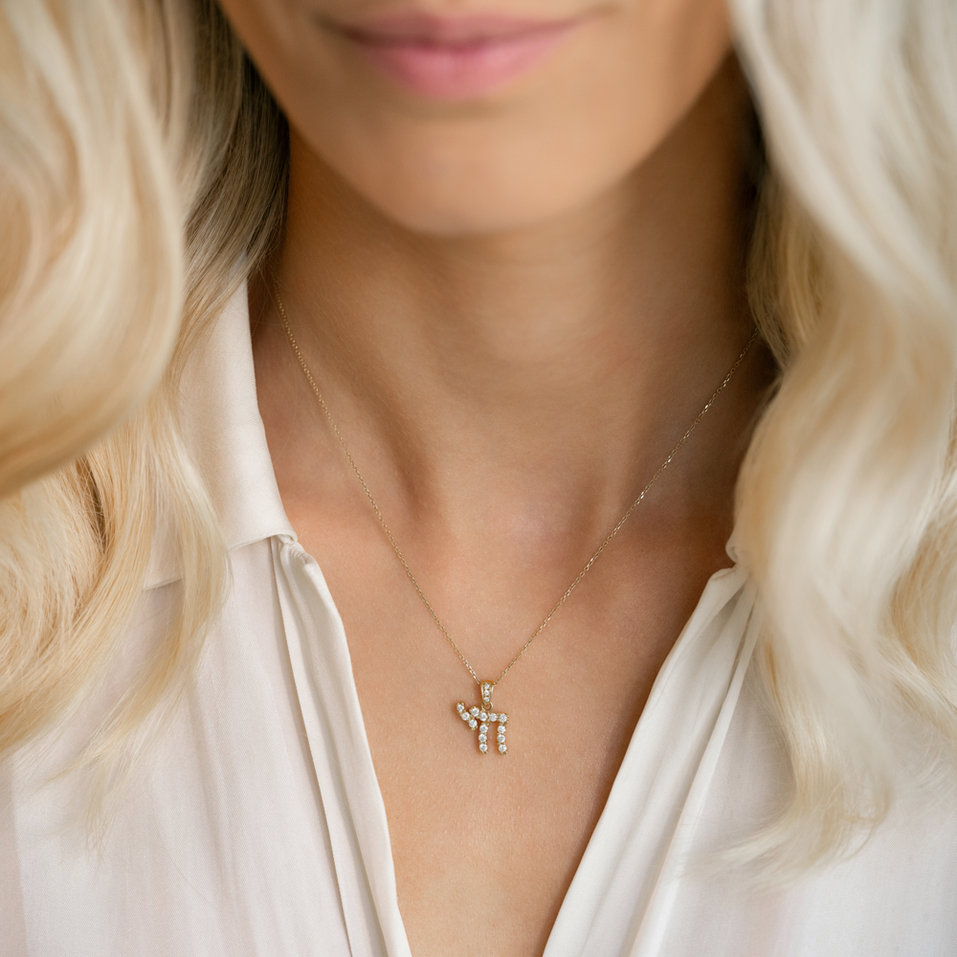 Diamond pendant Enigmatic Zodiac