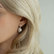 Diamond earrings with Pearl Eternal Oasis4