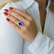 Diamond ring with Tanzanite Ascending3