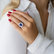 Diamond ring with Tanzanite Renaissance Signature3