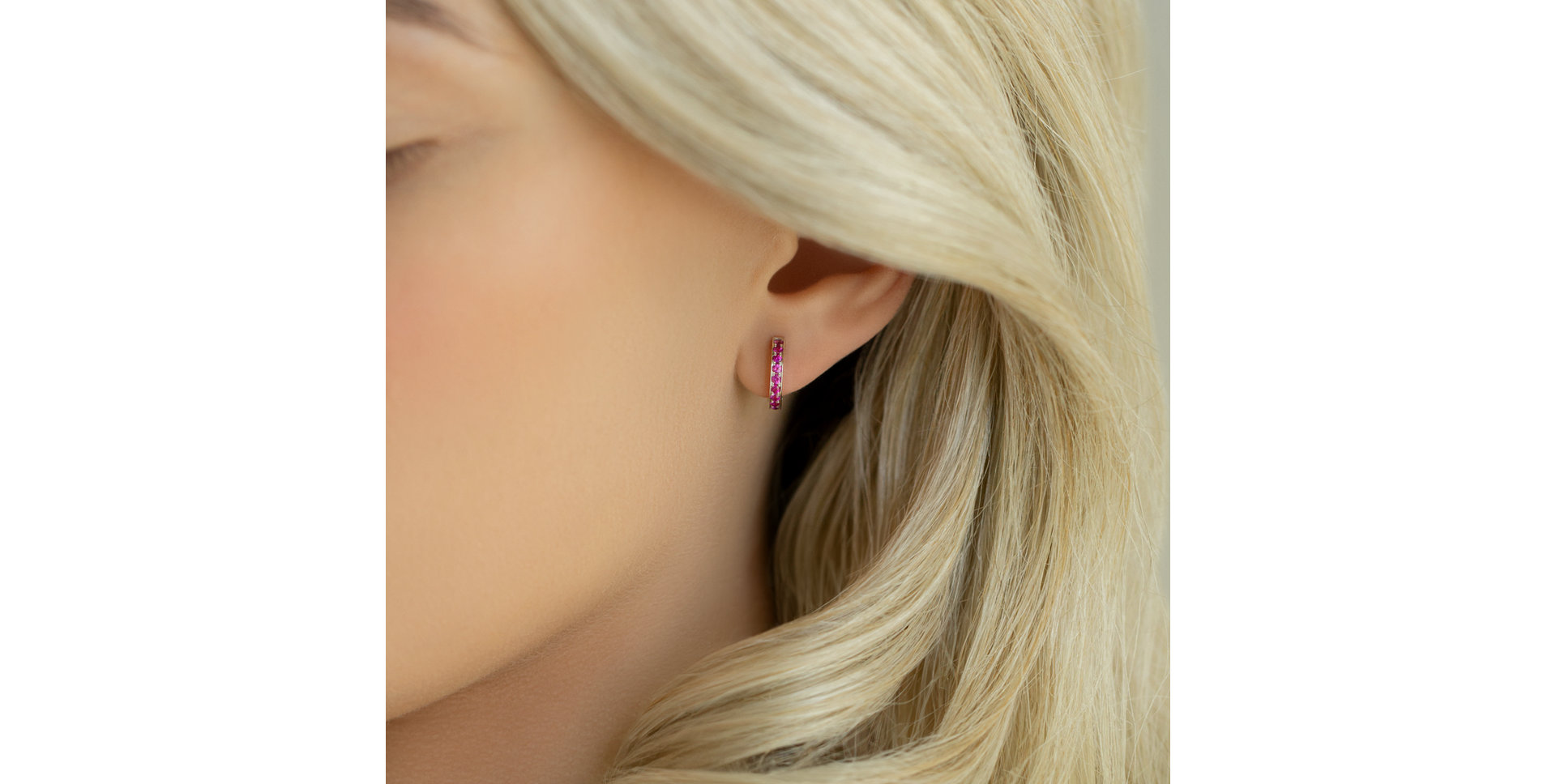 Earrings with Ruby Everly