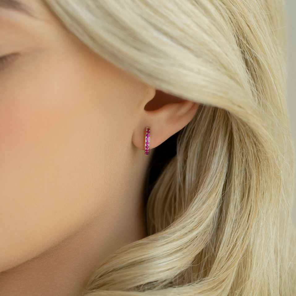 Earrings with Ruby Everly