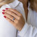 Diamond ring with Sapphire Sapphire Desire3