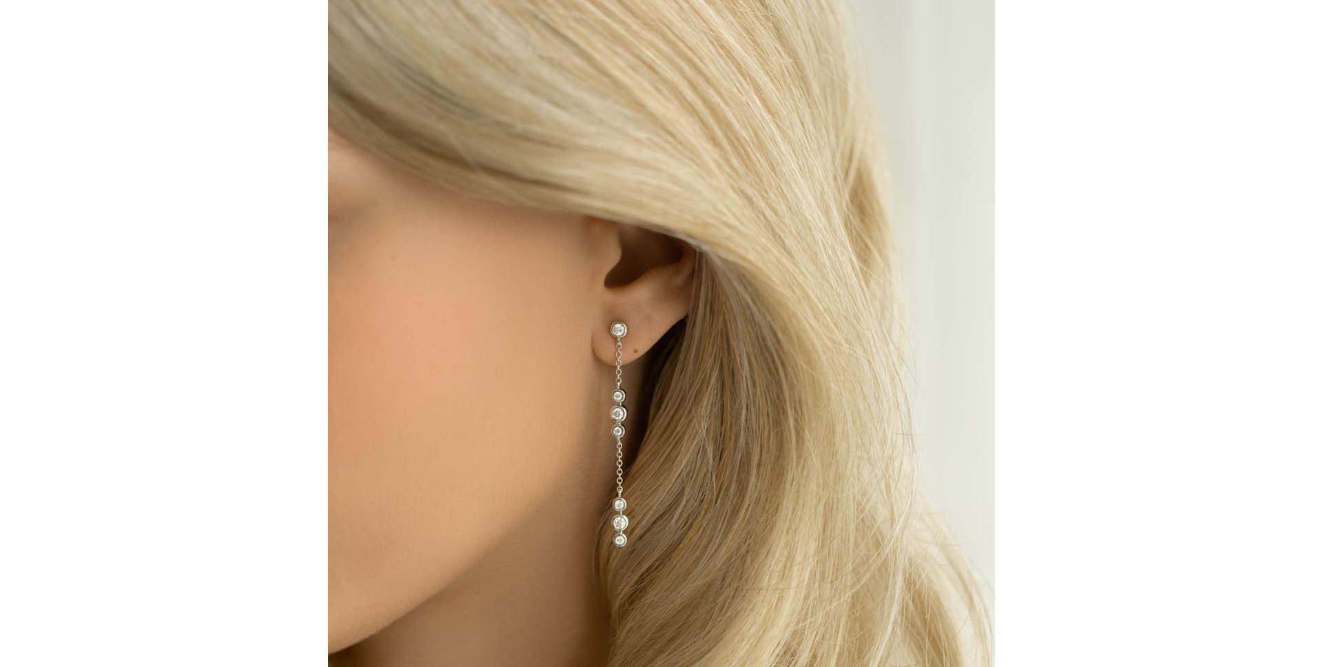 Diamond earrings Miracle Waterfall