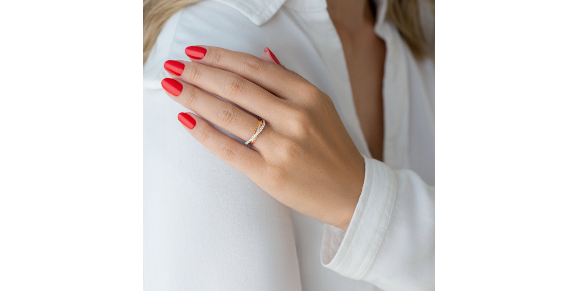 Diamond ring Ribbon Passion