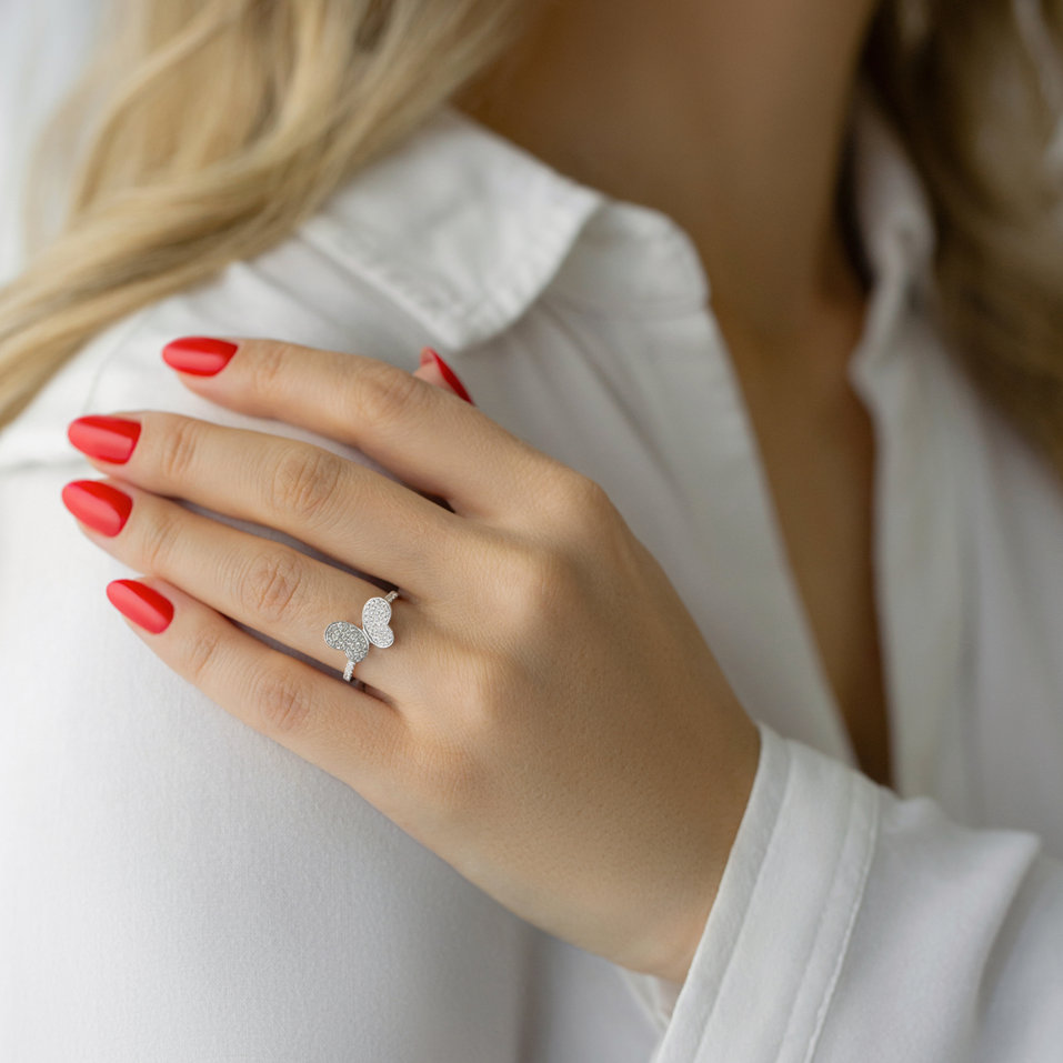 Diamond ring Wings of Divinity