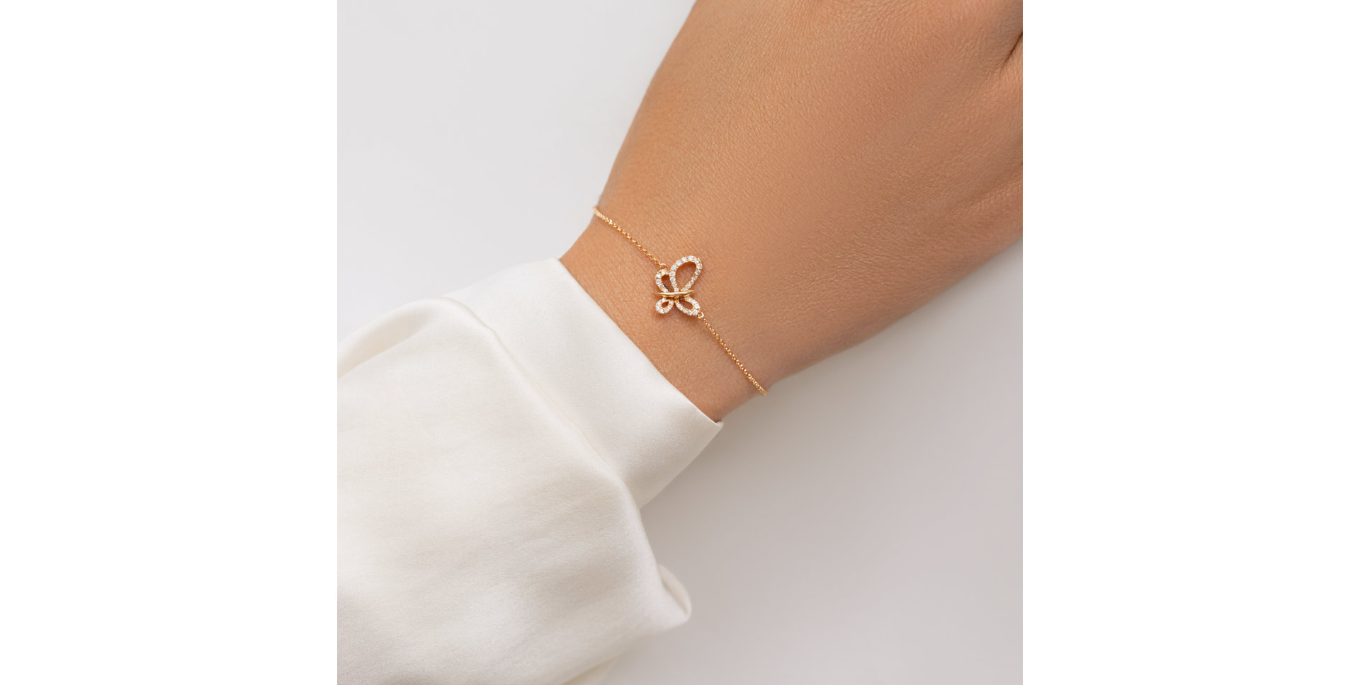 Bracelet with diamonds Aurora Wings