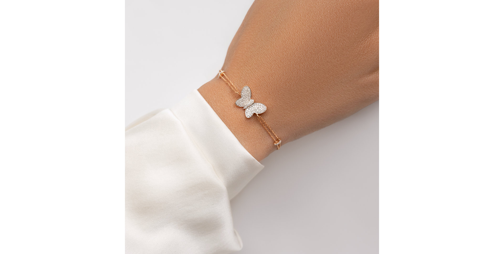 Bracelet with diamonds Fancy Wings