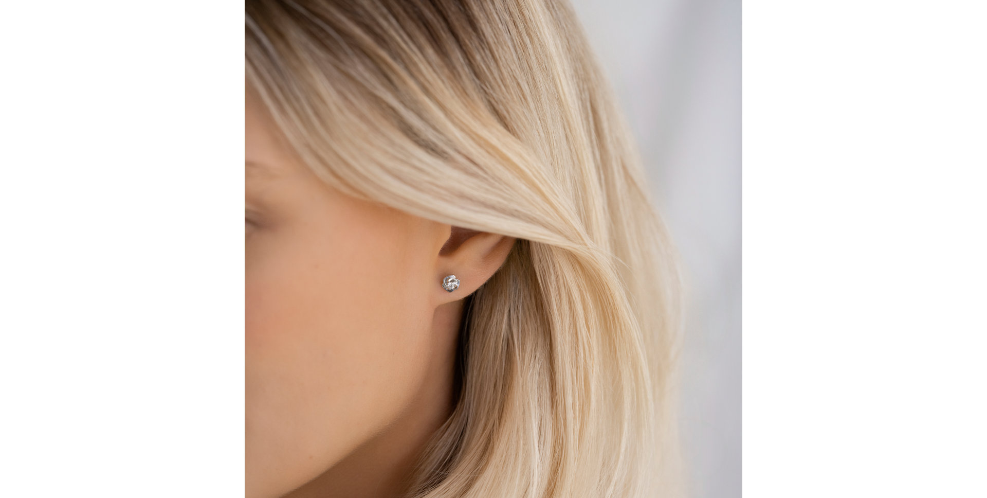 Diamond earrings Sweet Poem