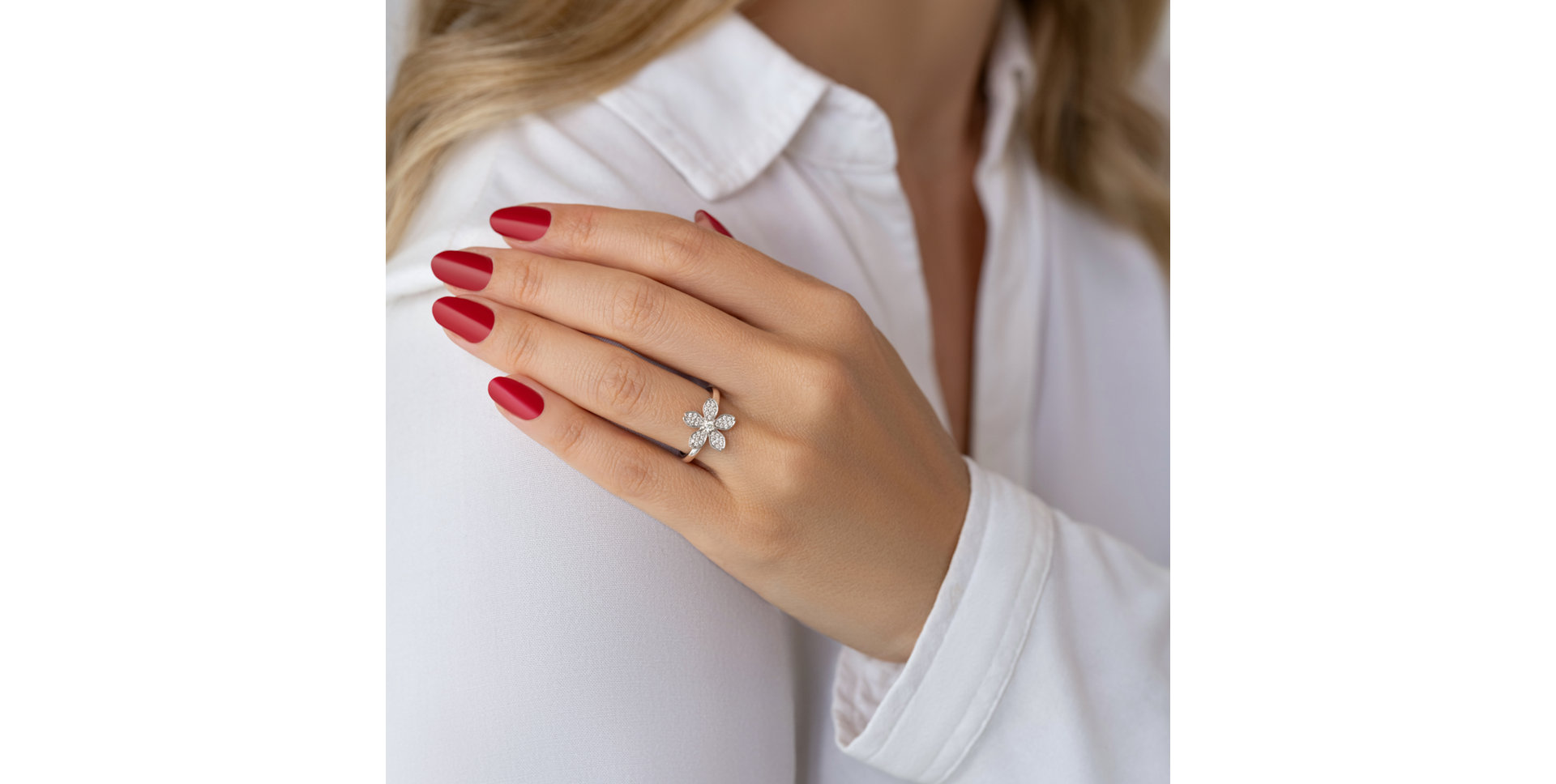 Diamond ring Dazzling Bloom