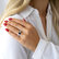 Diamond ring with Sapphire Hollywood Star3