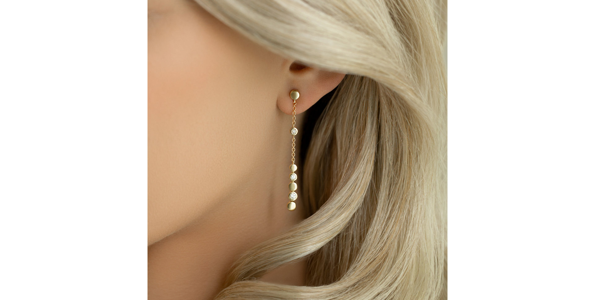 Diamond earrings Moonshine Waterfall