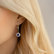 Diamond earrings with Tanzanite Monarchy Symphony4