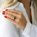 Diamond rings with Amethyst Dream Opera3