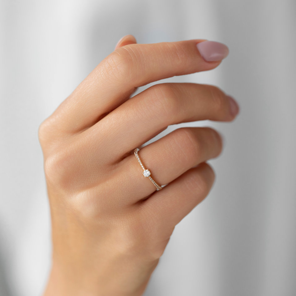 Diamond ring Glittery Love