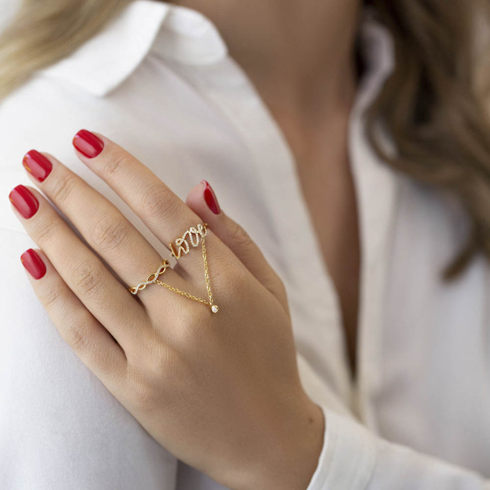 Diamond ring Achille