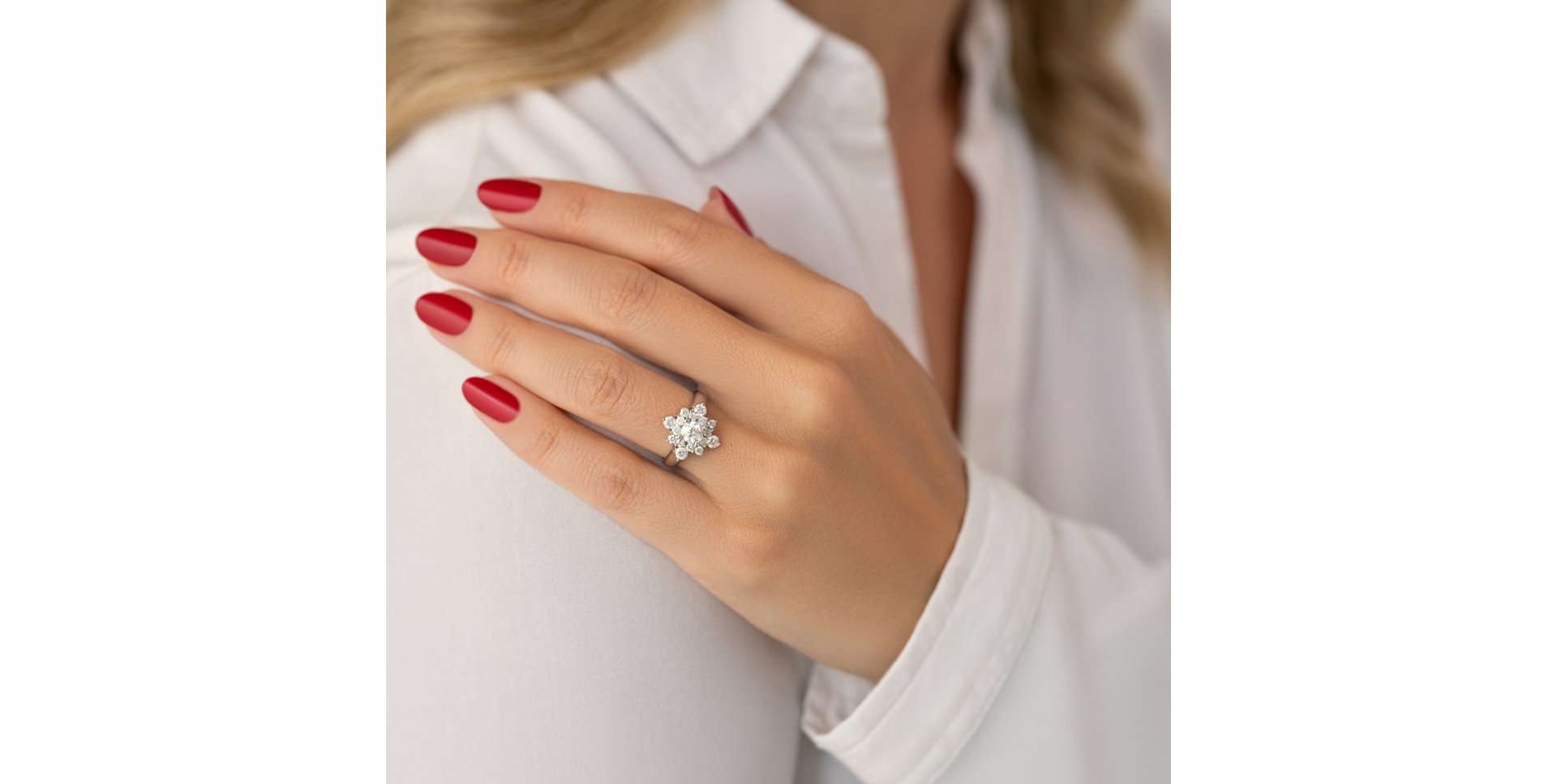 Diamond ring Pristine Glacier