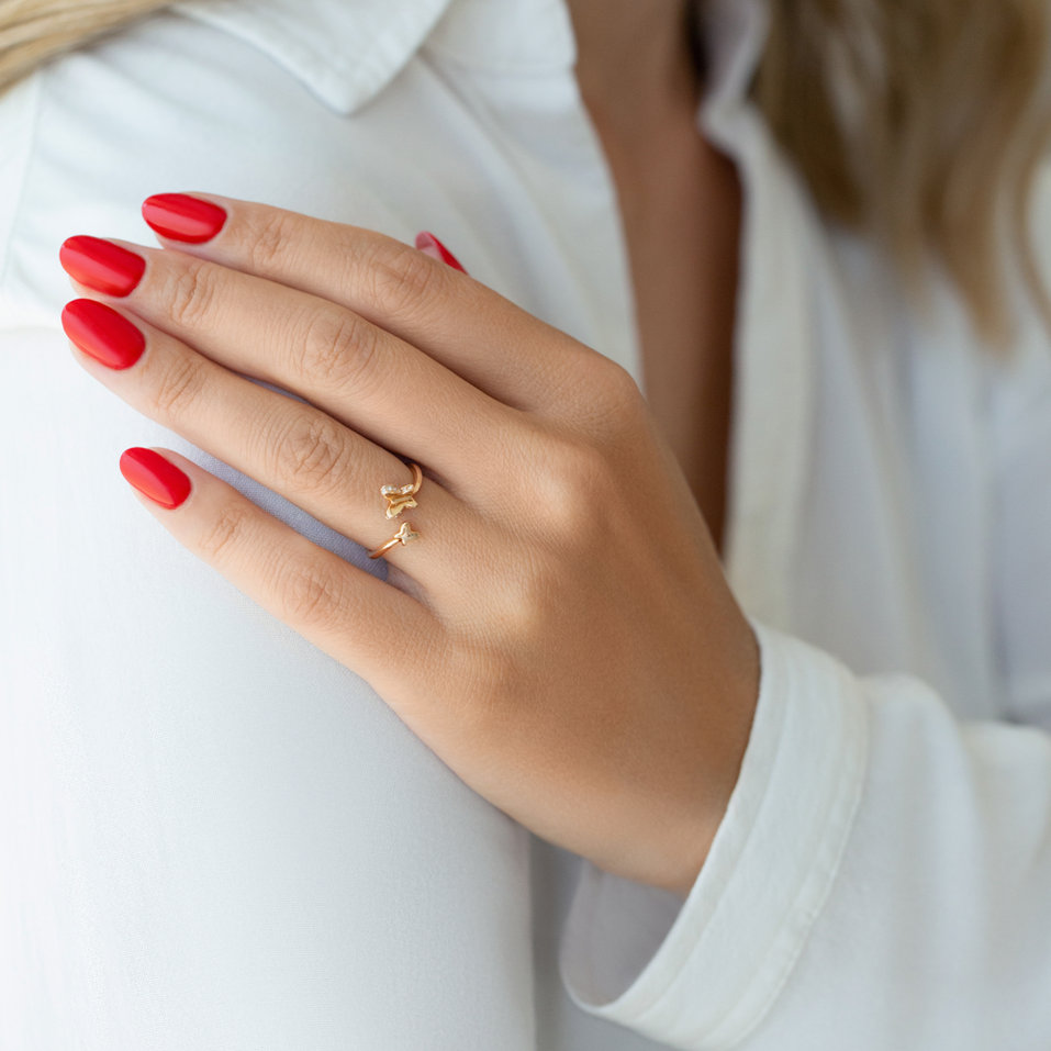 Diamond ring The Butterfly Bond