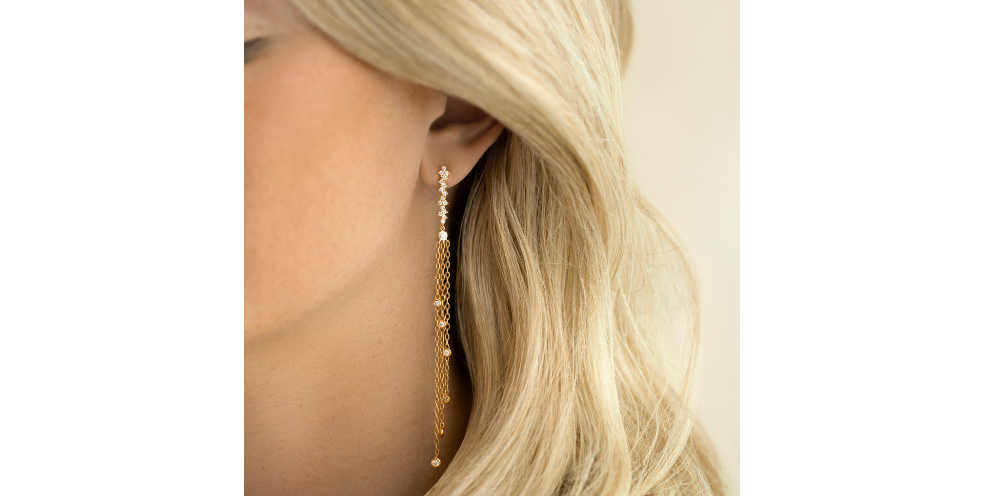 Diamond earrings Sultan Waterfall