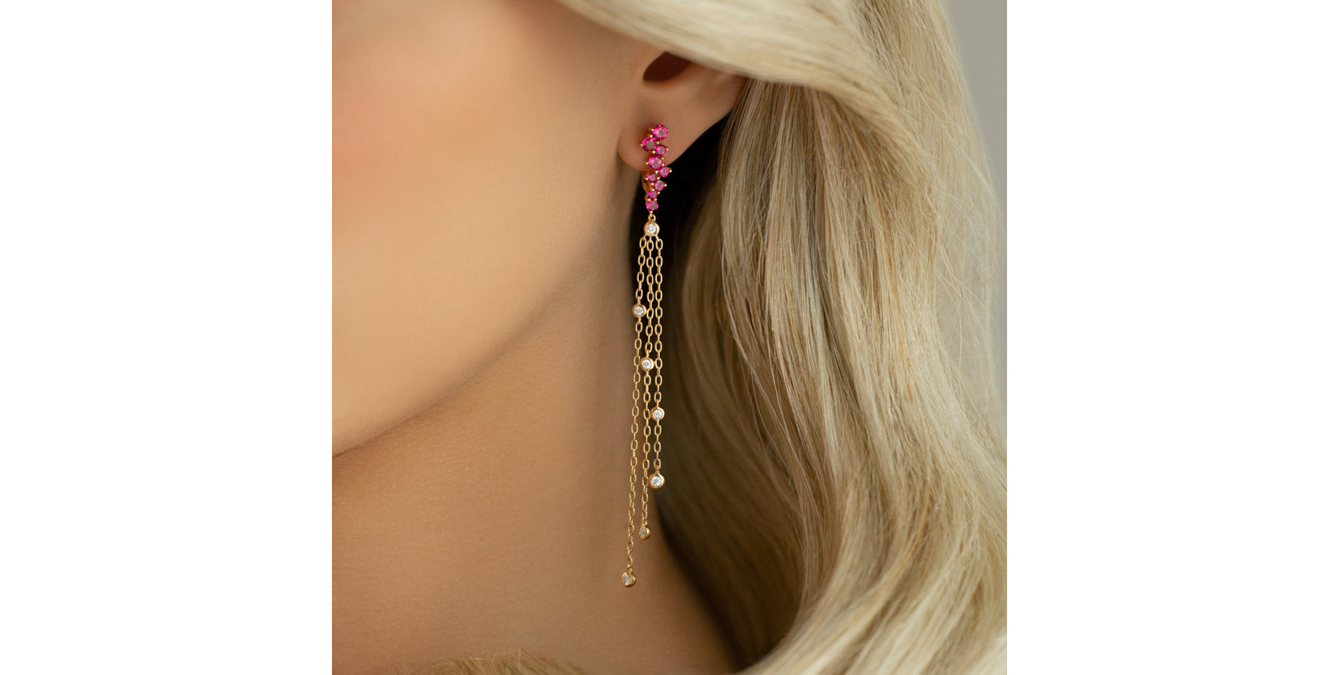 Diamond earrings and Tourmalíne Sultan Fairytale