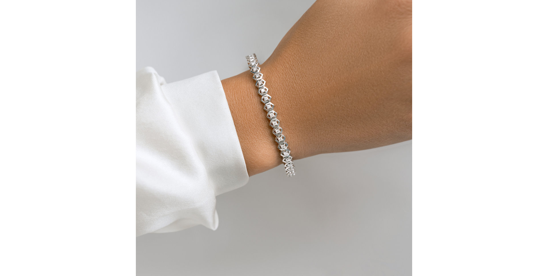 Bracelet with diamonds Glossy Highness