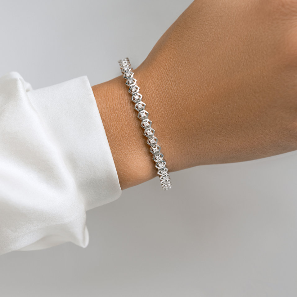 Bracelet with diamonds Glossy Highness