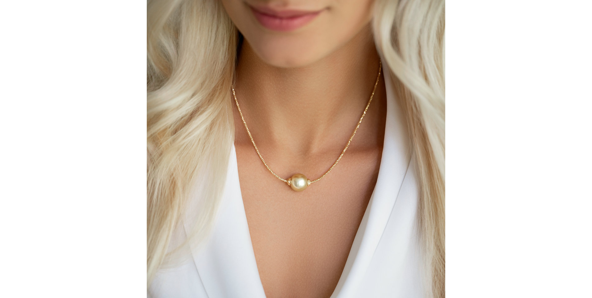 Necklace with Pearl Cardi