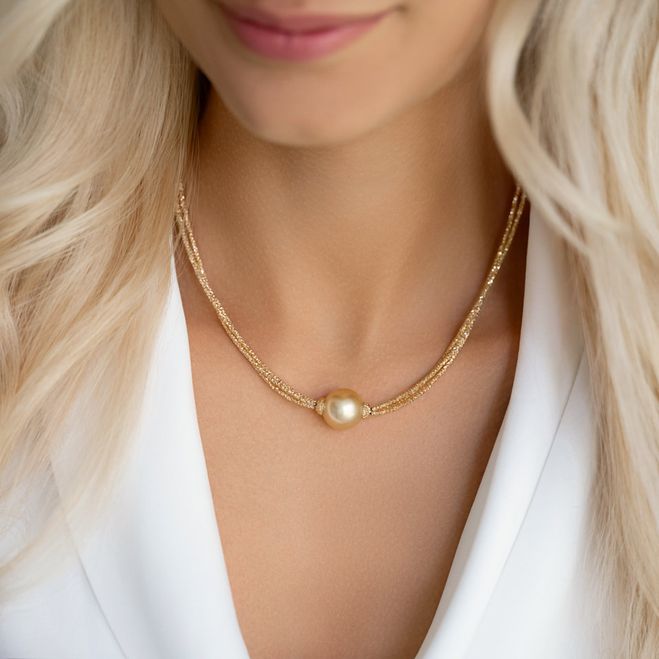 Necklace with Pearl Ocean Amazing