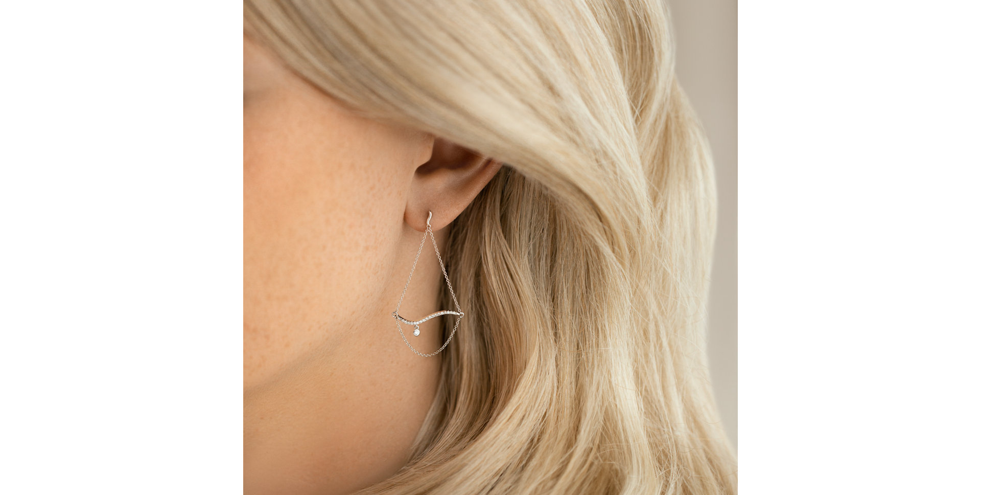 Diamond earrings Oriental Princess