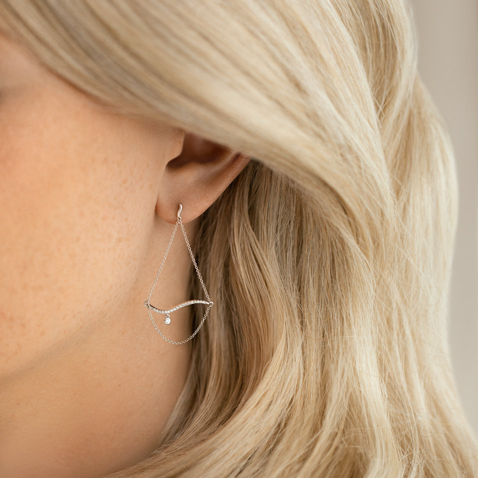 Diamond earrings Oriental Princess