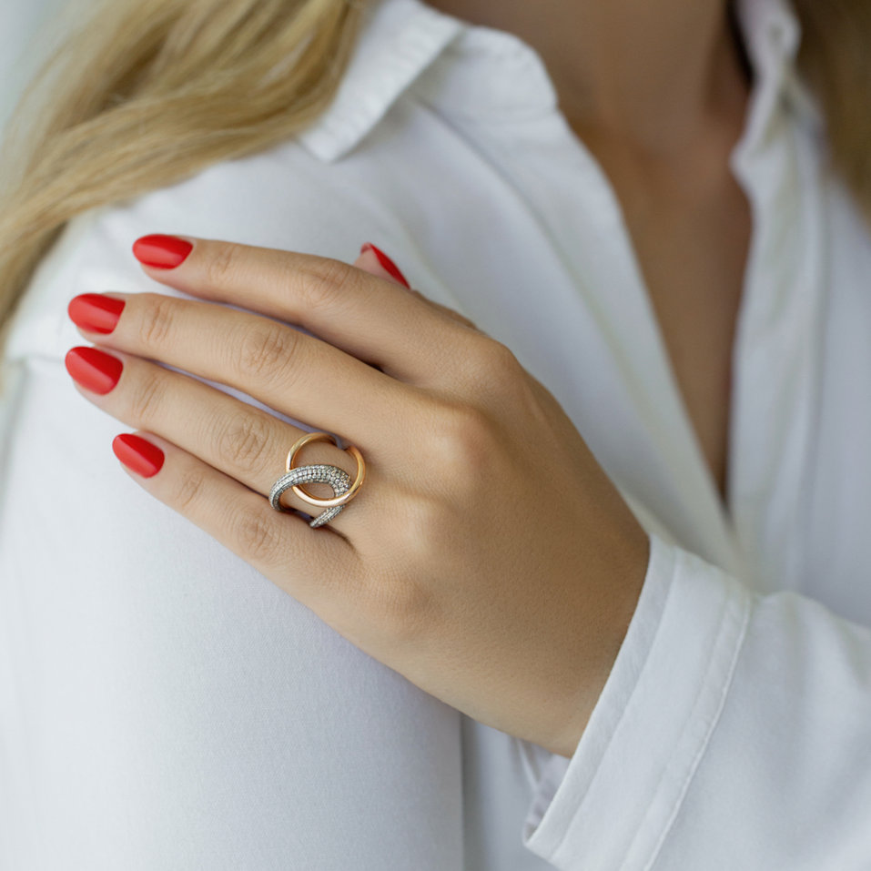 Diamond ring Snake Sin