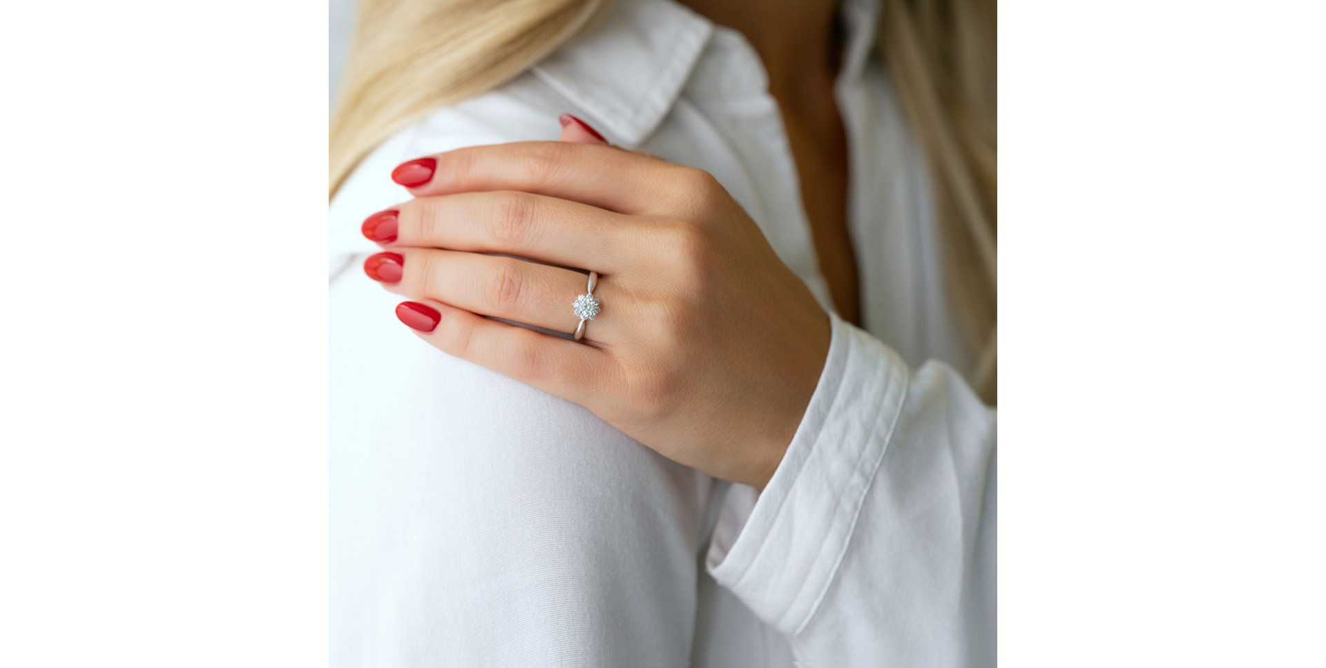 Diamond ring Frozen Beauty